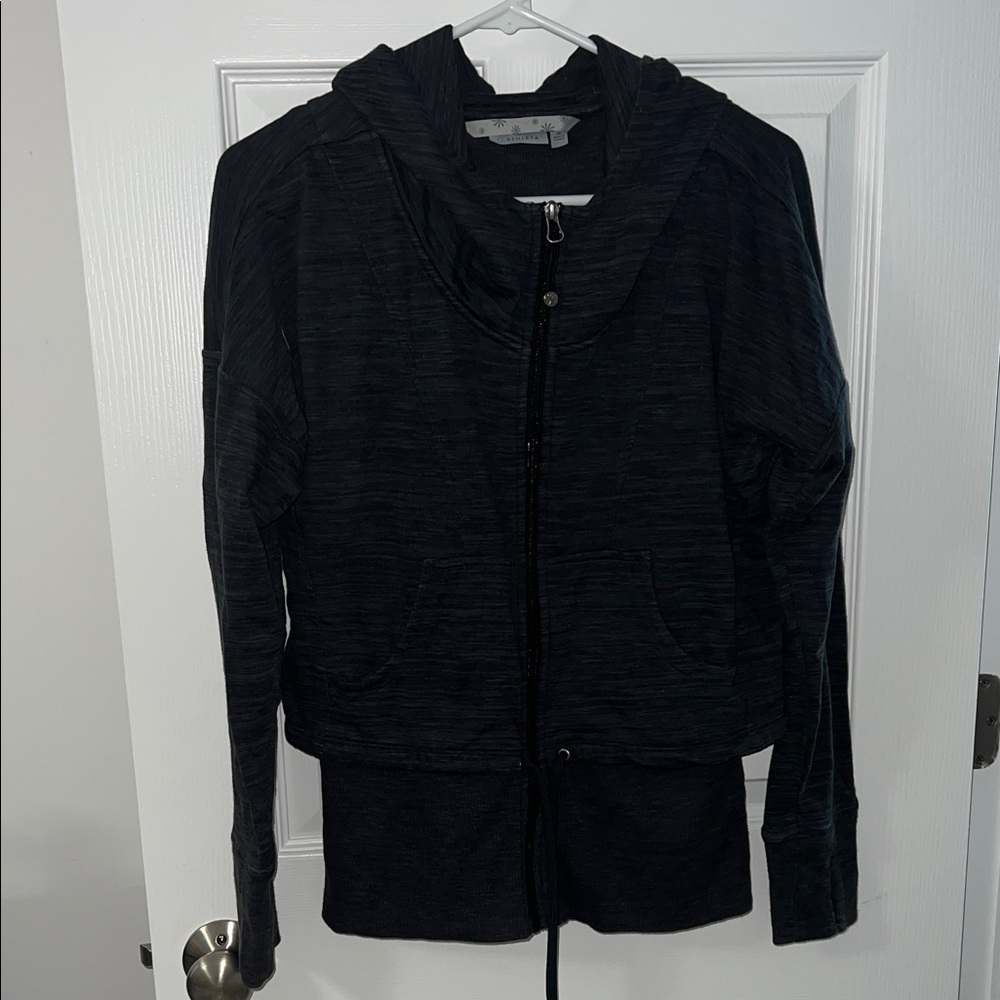 Athleta Black Textured Jacket - Picture 2 of 9